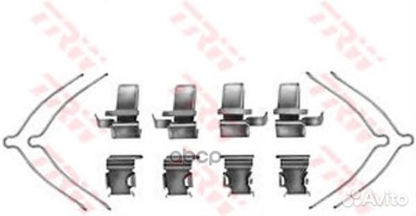 К-т уст диск торм колодок передн pfk361 TRW