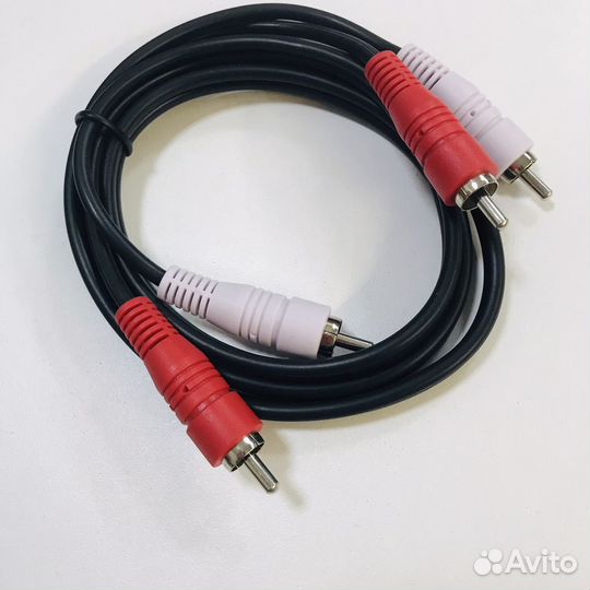 Кабель 2 rca 2rca 1 метр \ провод 2 тюльпана