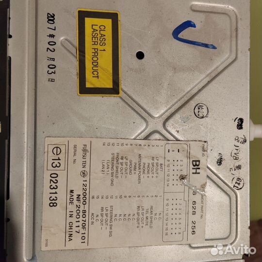 Штатная магнитола шевроле авео