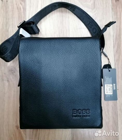 Мужская кожаная сумка Hugo Boss Nеw Lux