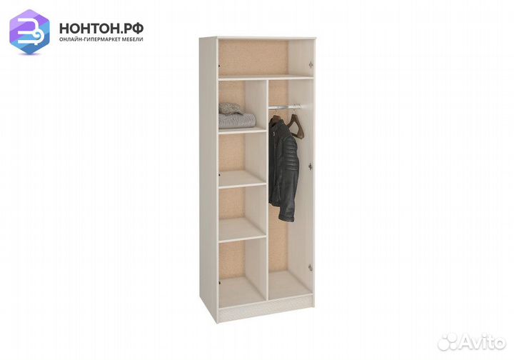 Шкаф 2-х створчатый Ронда шк-20 с зеркалом сосна к