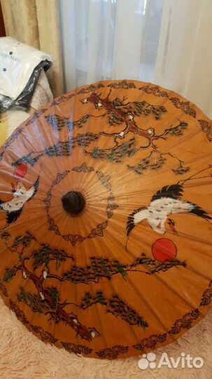 Китайский зонтик из Таиланда середины 1990х винтаж