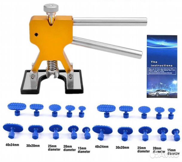 Инструменты PDR ремонта автомобиля без покраски