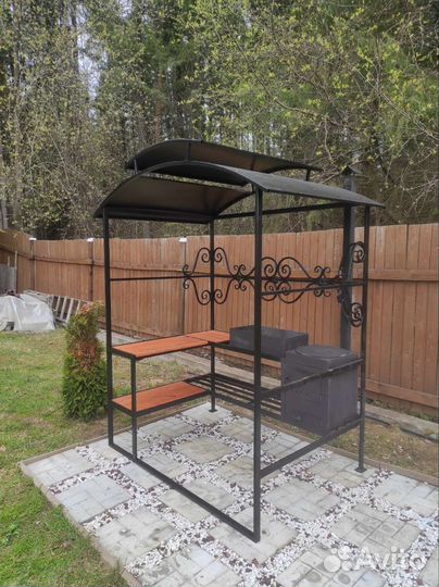 Беседка мангал