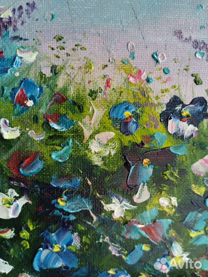 Картина маслом. Цветы