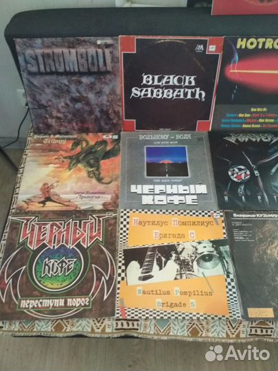 Виниловые пластинки русский и зарубежный рок