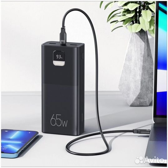 Powerbank 65w usams-AT 30000 мАч 65 Вт
