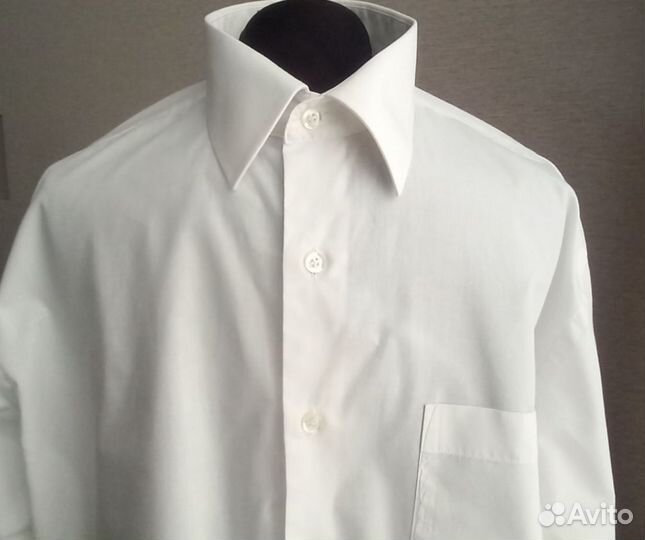 Мужская рубашка белая 52, возможно 50,52,54