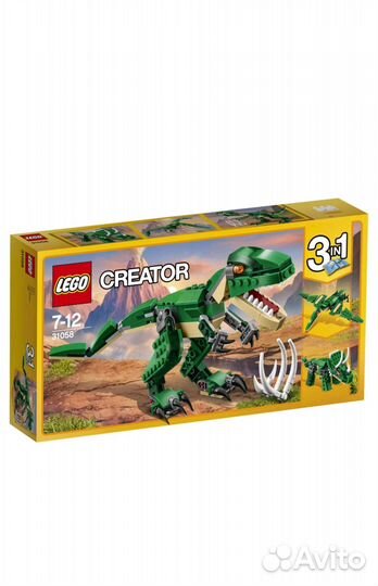 Lego динозавры