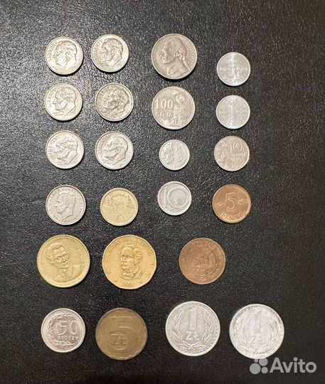 Монеты иностранные 10