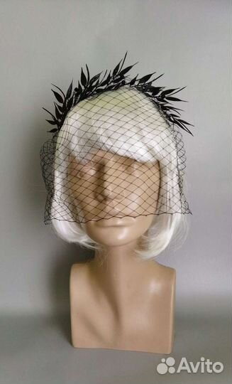 Ободок с вуалью