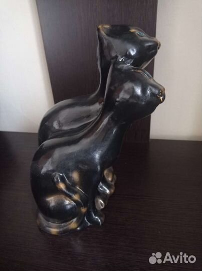 Копилка Кот и Кошка, Керамическая статуэтка