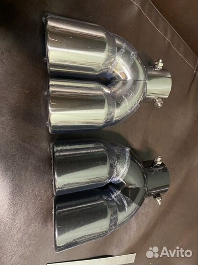 Насадка на глушитель двойная