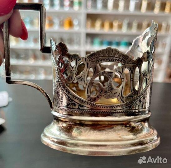 Подстаканник Ереванские горы (Арарат) Серебро