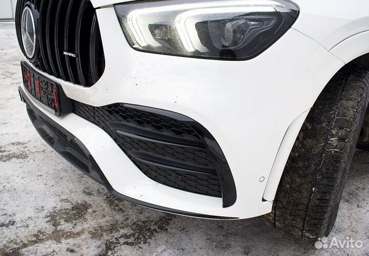 Элероны переднего бампера Mercedes GLE 167