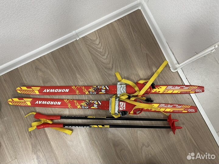 Беговые лыжи детские 100 см