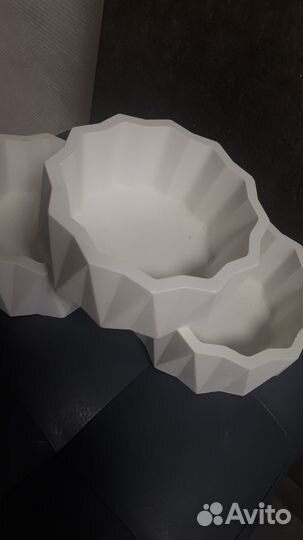 Кашпо для цветов из цемента