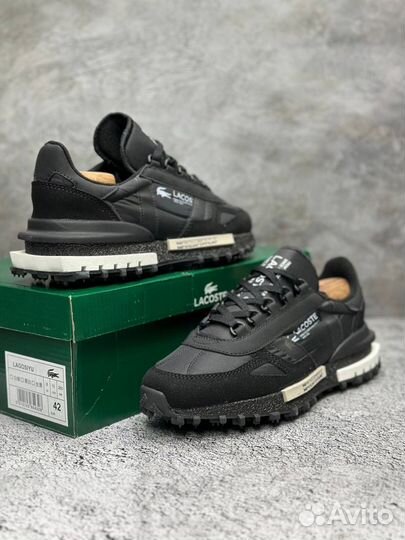 Кроссовки Lacoste черные арт:318