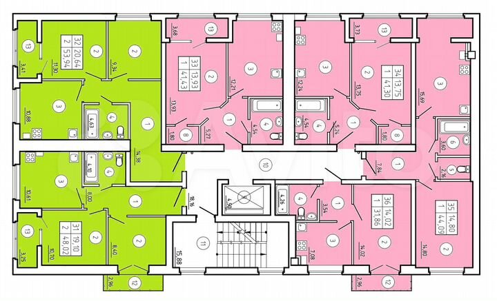 1-к. квартира, 31,8 м², 6/8 эт.