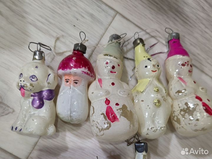 Елочные игрушки СССР лот