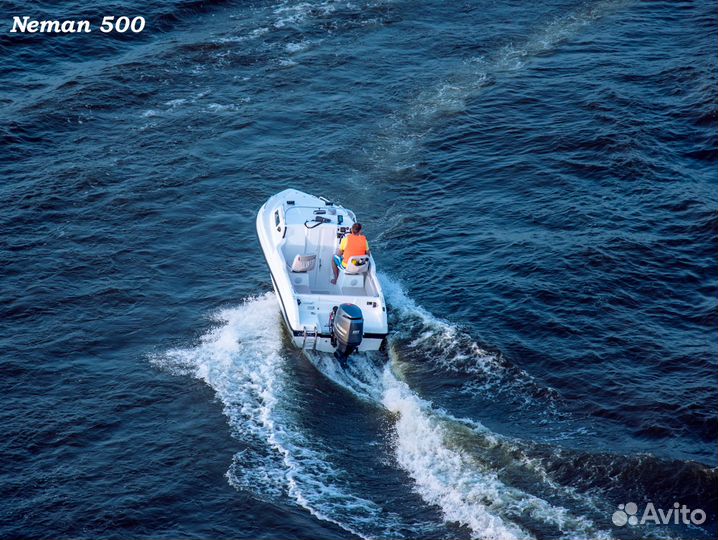 Новый катер с каютой Неман 500 от производителя