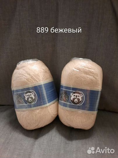 Пряжа пух норки