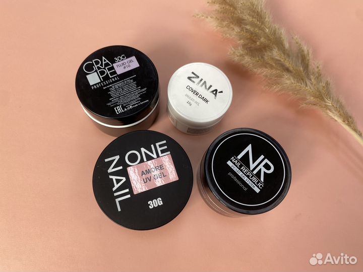 Гели для укрепления наращивания ногтей