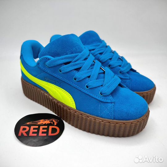 Puma Fenty x Wmns Creeper Phatty 'Speed Blue Lime'