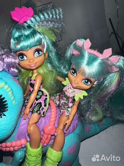 Куклы Рокелль и динозавр Тираннозавр от Mattel