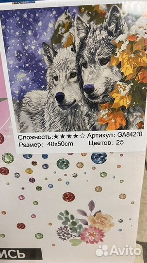 Алмазная мозайка на подрамнике