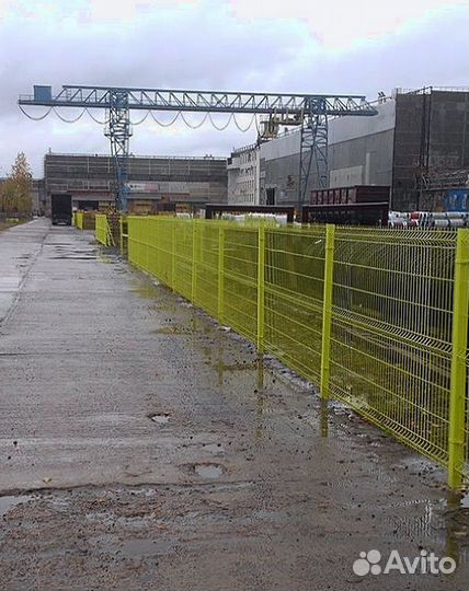 Забор сетка 3д