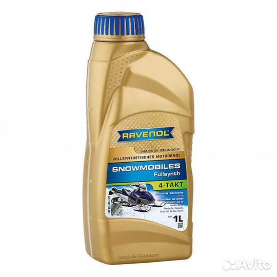 Ravenol Snowmobiles 4T синтетика 1л снегоходное
