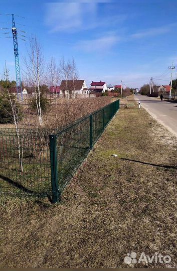 Забор сетка 3д