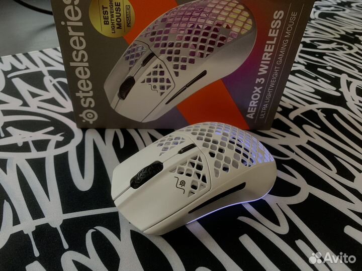 Steelseries Aerox 3 Wireless White 2022