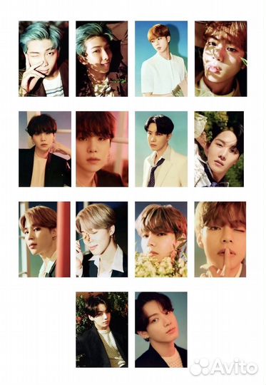 Официальные карточки bts