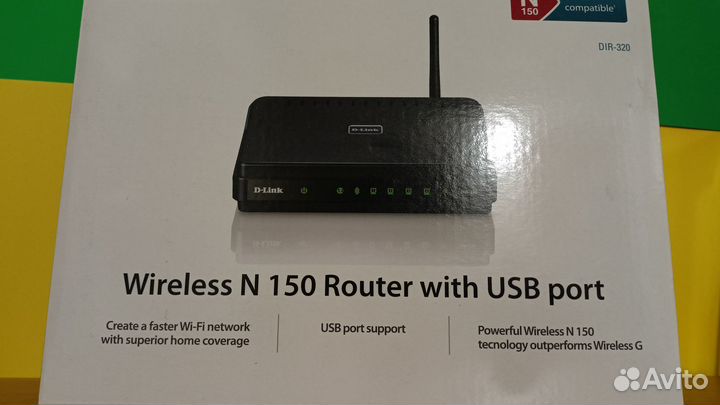 Роутер D-Link Wireless N 150 with usb