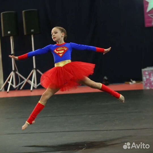 Танцевальный, новогодний костюм Супер девочка