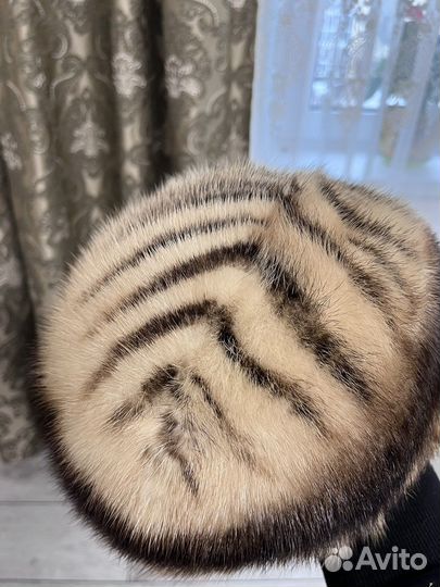 Шапка норковая женская