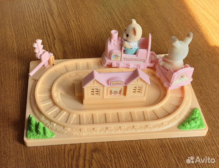 Sylvanian families Детская железная дорога