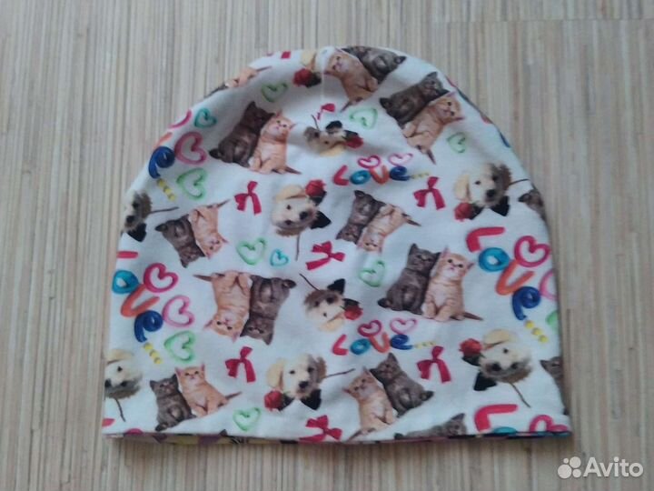 Шапочка для девочки на весну