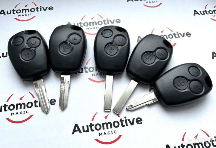 Ключ Renault Duster, Sandero, Logan с привязкой