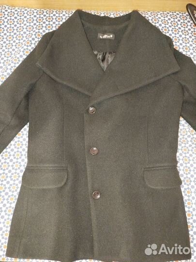 Пальто мужское черное s