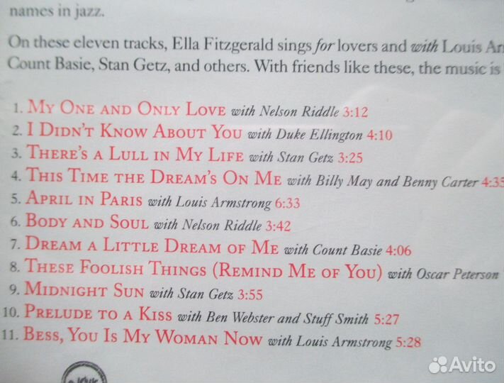CD-диск Ella Fitzgerald & friends 