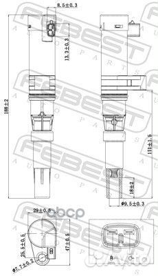 Катушка зажигания 24640001 Febest