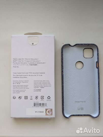 Фирменный чехол кейс на Google Pixel 4a