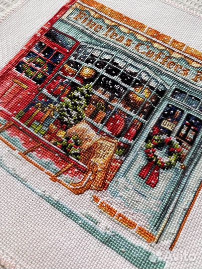 Картина вышитая крестом ручная работа