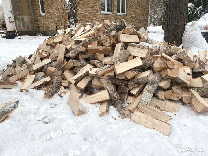 Сухие березовые дрова