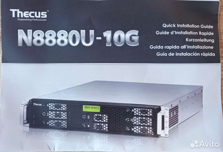 Сетевое хранилище данных Thecus N8880U-10G