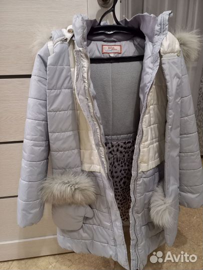 Пуховик детский зимний для девочки