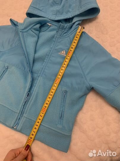 Теплый флисовый костюм Adidas р. 110